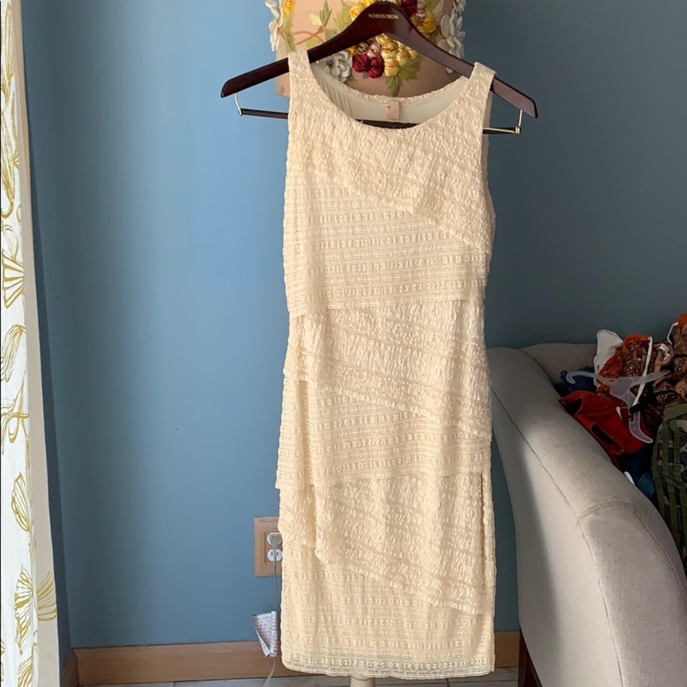 Anthropologie column lace dress